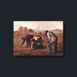 Toile Jean-François Millet - Les Gleaners<br><div class="desc">Les Gleaners de Jean-François Millet. Grande peinture intitulée Les Gleaners,  réalisée par Jean-François Millet.</div>