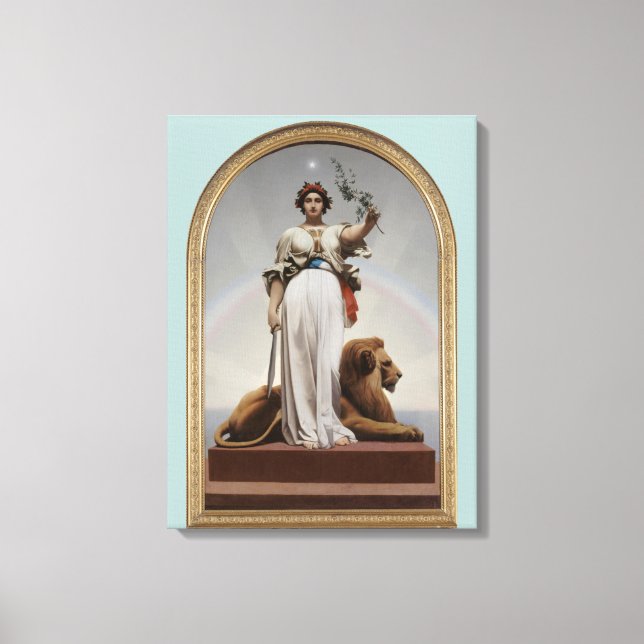 Toile Jean-Léon Gérôme – La République Marianne (Recto)