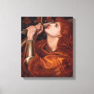 Toile Jeanne d'Arc, c. 1882 par Dante Gabriel Rossetti