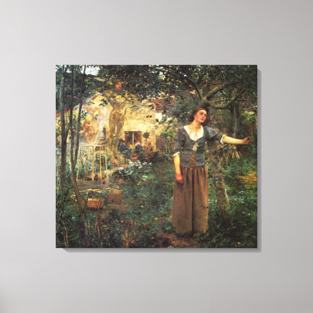 Toile Jeanne d'Arc par Jules Bastien Lapage (Recto)