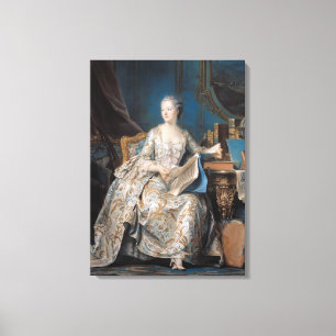 Toile Jeanne Poisson la marquise de Pompadour, 1755