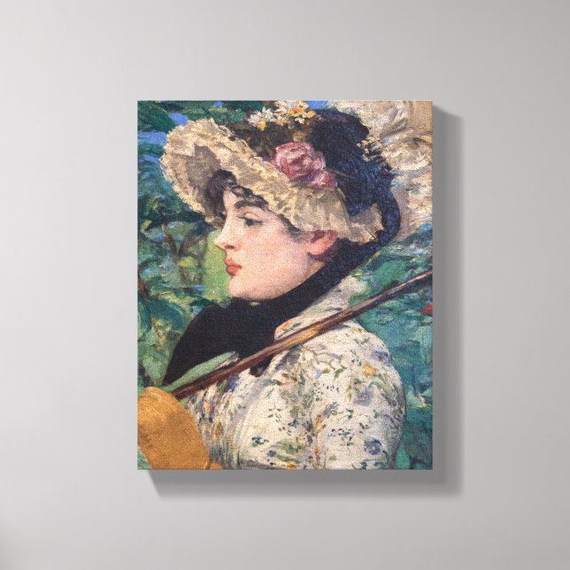 Toile Jeanne (Printemps) Par Édouard Manet (Recto)