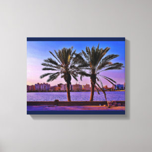 Toile Jeddah Date Arbres