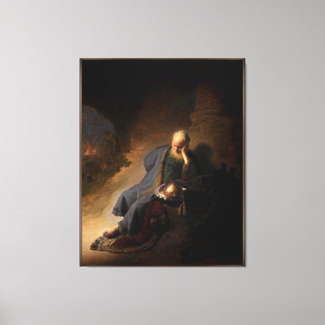 Toile Jeremiah Lamenting the Destruction of Jérusalem (Recto)
