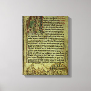 Toile Jérôme : Un médecin visite un patient