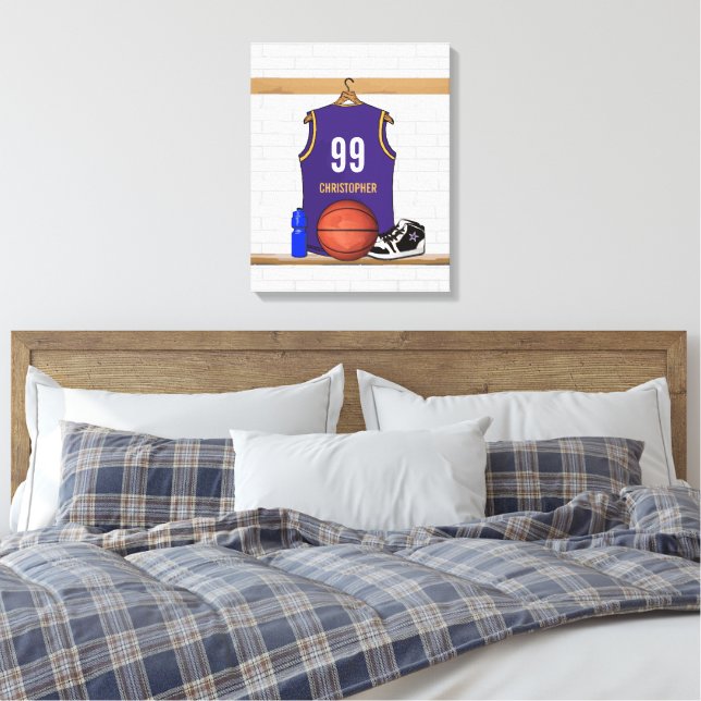 Toile Jersey de basket-ball personnalisé (PG) (Insitu(Chambre))