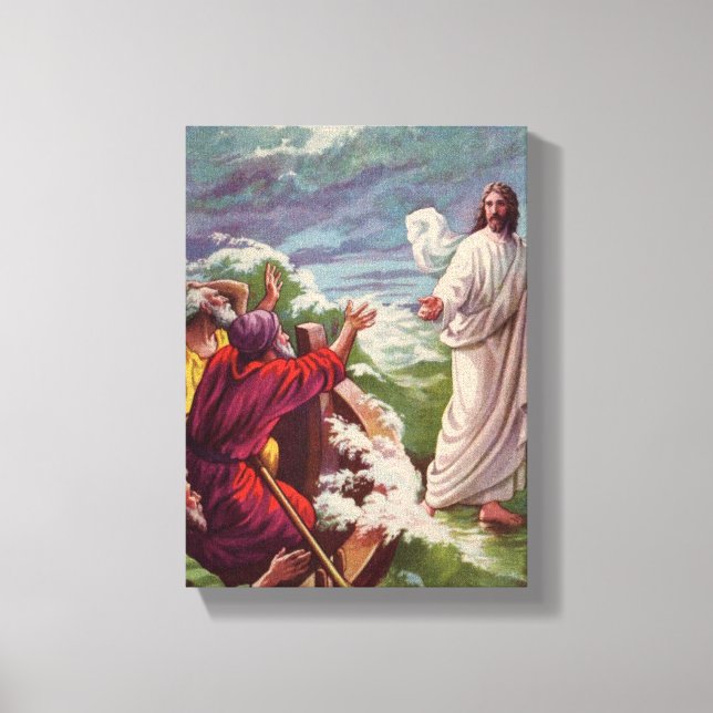 Toile Jésus calmer la tempête (Recto)