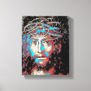 Toile Jésus-Christ face à la couronne épine Peinture Abs