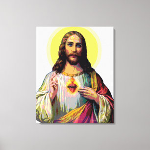 Toile Jesus Christus en style pop art