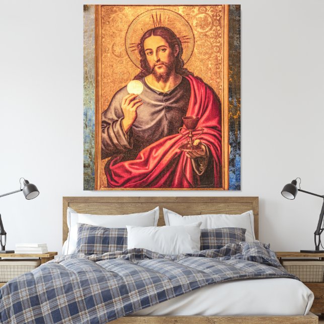 Toile Jesus Fine Art Vintage canvas (Insitu(Chambre))