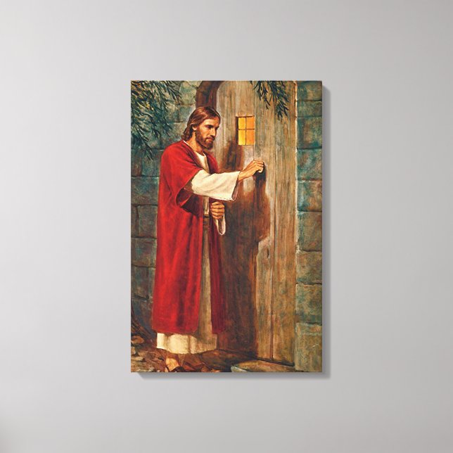 Toile Jésus Frappe À La Porte (Recto)