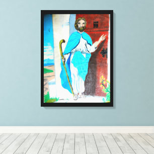 Toile JESUS KNOCKS