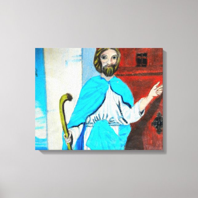 Toile JESUS KNOCKS (Recto)
