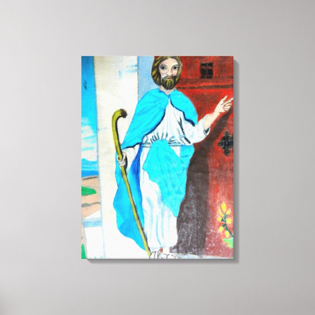 Toile JESUS KNOCKS (Recto)