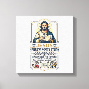 Toile Jésus Langues de la Bible Hébreu Grec Chemise de