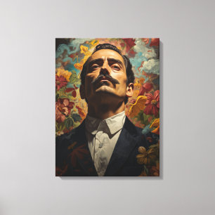 Toile Jesus Malverde Hérode mexicain Jesus Malverde