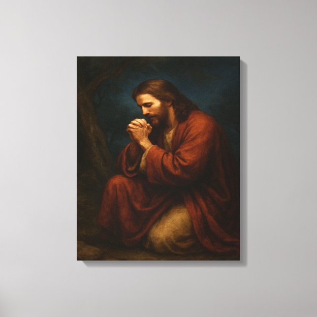 Toile Jésus priant à Gethsemane™ LDS Canvas Wall Art (Recto)