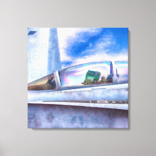 TOILE JET DE COMBATTRE F-18 HORNET À L'AISE