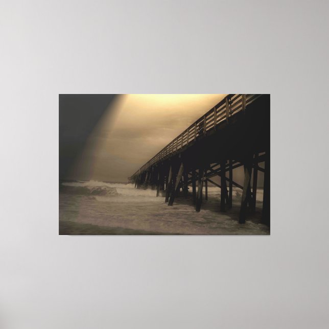 Toile Jetée de pêche Flagler Beach (Recto)