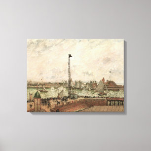 Toile Jetée des pilotes, Le Havre, Brumeux par Camille P