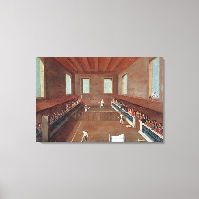 Toile Jeu de Racquets (Recto)