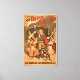 Toile Jeu d'écossais de Bonnie Ecosse de Sidney R.