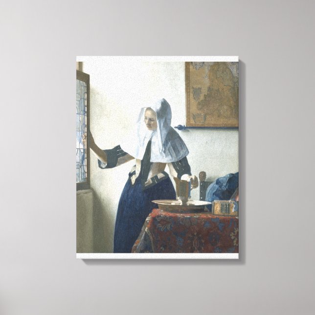Toile Jeune femme avec un broc de l'eau (Recto)