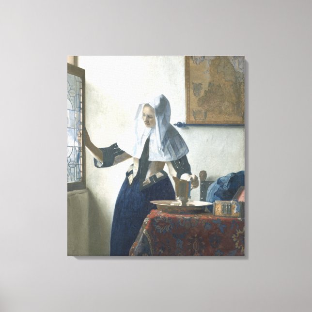 Toile Jeune femme avec un broc de l'eau (Recto)
