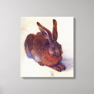 Toile Jeune lièvre d'Albrecht Durer, art raffiné de la