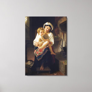Toile Jeune Mère Regardant Son Enfant
