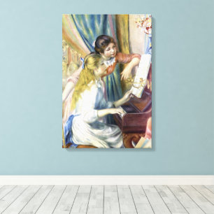 Toile Jeunes Filles au piano de Pierre Renoir
