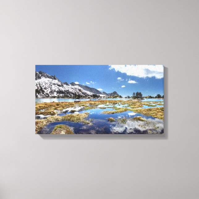 Toile Jeunes lacs - Yosemite - Sierra Nevada (Recto)