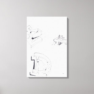 Toile Jeux de construction CLD Monogramme Dessin 15 Canv