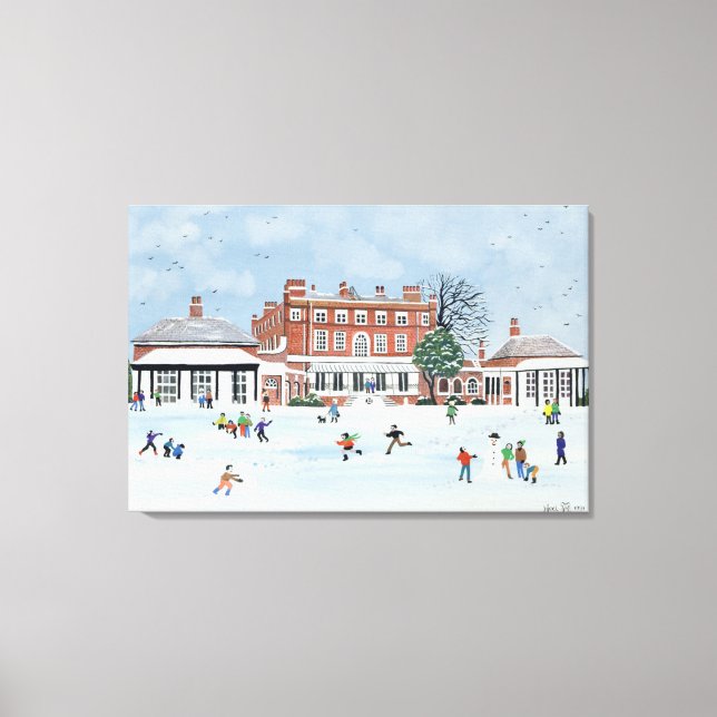 Toile Jeux de neige 1991 (Recto)