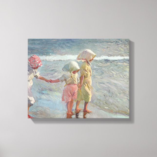 Toile Joaquin Sorolla - Les Trois Soeurs (Recto)