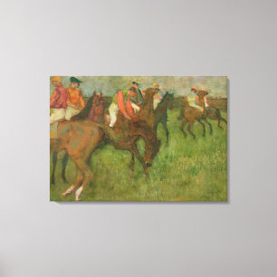 Toile Jockeys d'Edgar Degas  , 1886-90