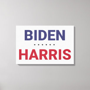 Toile Joe Biden et Kamala Harris (élection américaine de