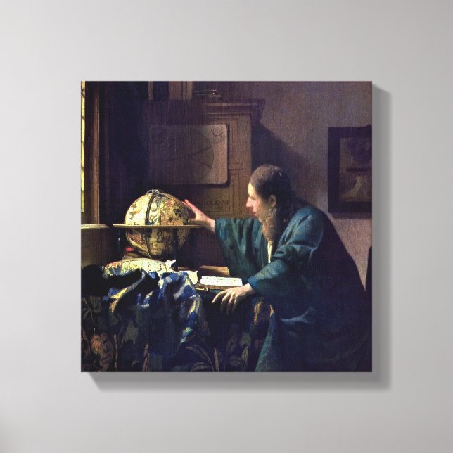 Toile Johannes Vermeer - L'Astronome (Recto)
