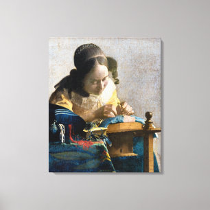 Toile Johannes Vermeer - Le Lacemaker