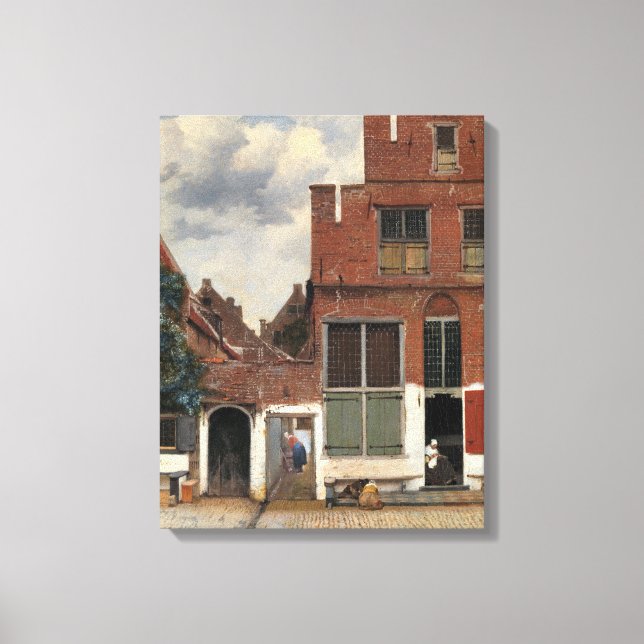 Toile Johannes Vermeer - Little Street (Recto)