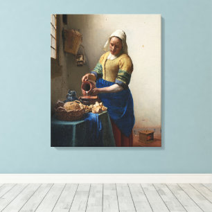 Toile Johannes Vermeer, Milkmaid