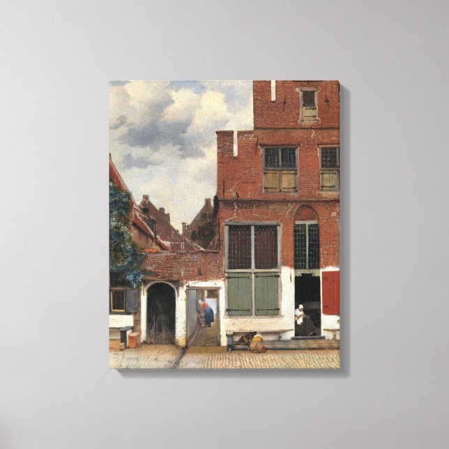 Toile Johannes Vermeer - Petite Rue (Recto)