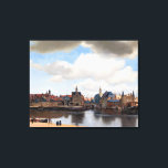 Toile Johannes Vermeer - Vue de Delft<br><div class="desc">Vue de Delft - Johannes Vermeer,  1660-1661</div>