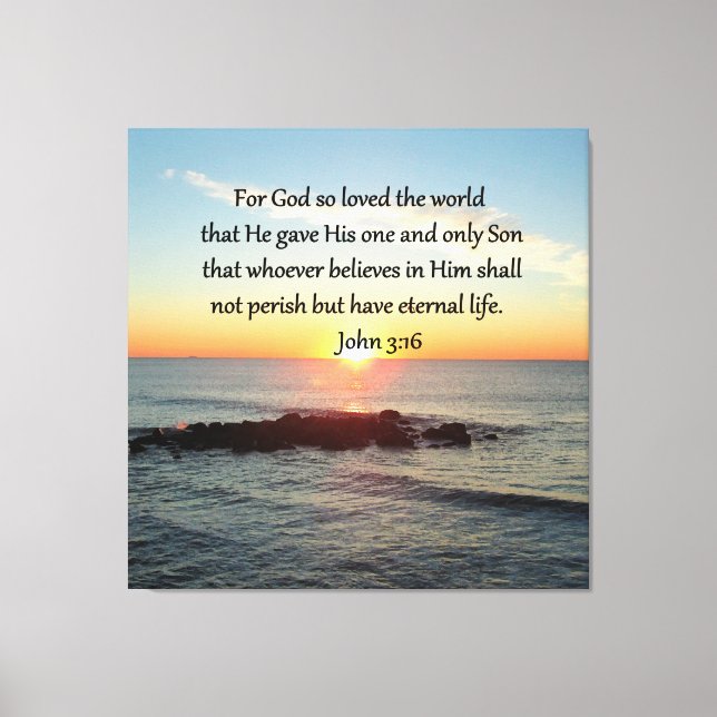 TOILE JOHN 3:16 BRISER JOHN (Recto)
