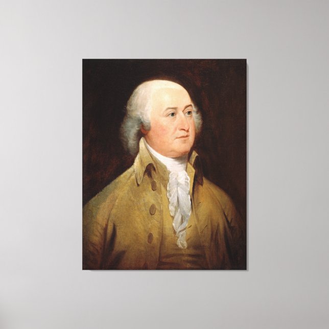 Toile JOHN ADAMS Portrait de John Trumbull Imprimer (Recto)