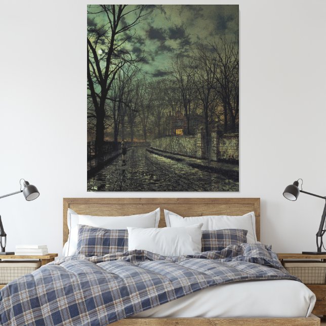 Toile John Atkinson Grimshaw - Novembre (Insitu(Chambre))