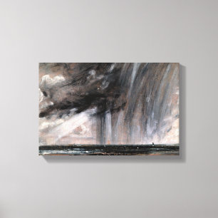 Toile John Constable - étude de paysage marin avec le