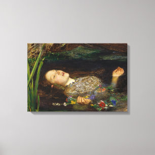 Toile John Everett Millais - Ophélie