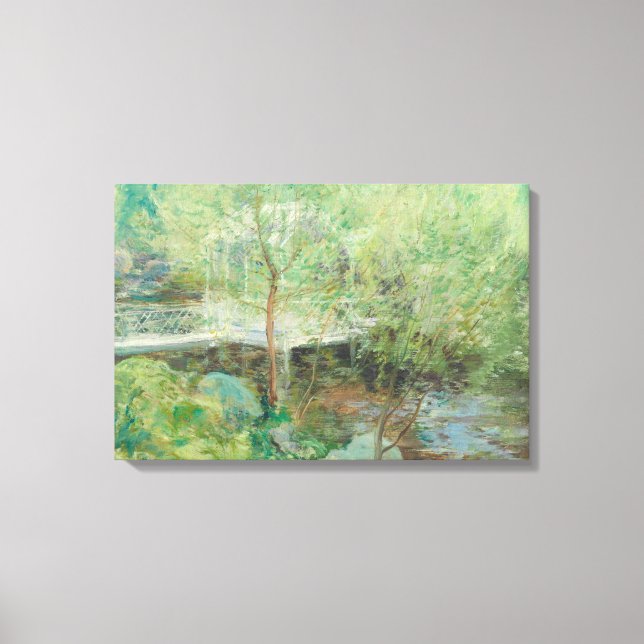 Toile John Henry Twachtman - Le Pont Blanc (Recto)