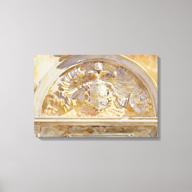 Toile John Singer Sargent - Escutcheon de Charles V (Recto)